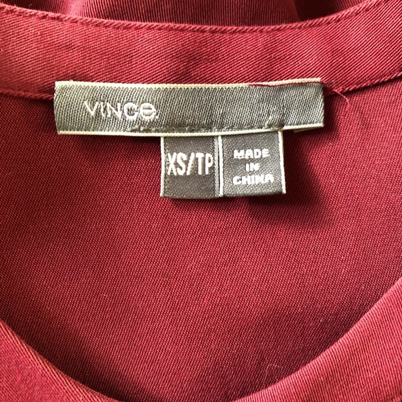 Vince burgundy dress - Picture 4 of 5